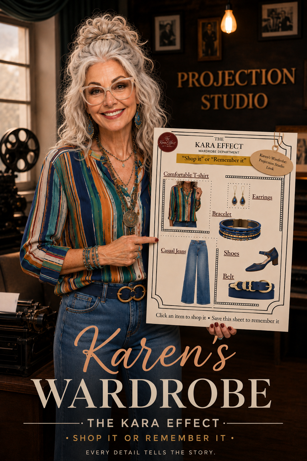 Karen’s Wardrobe: The Projection Studio Look